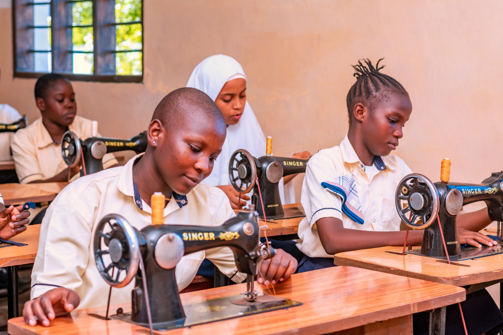 students in vocational